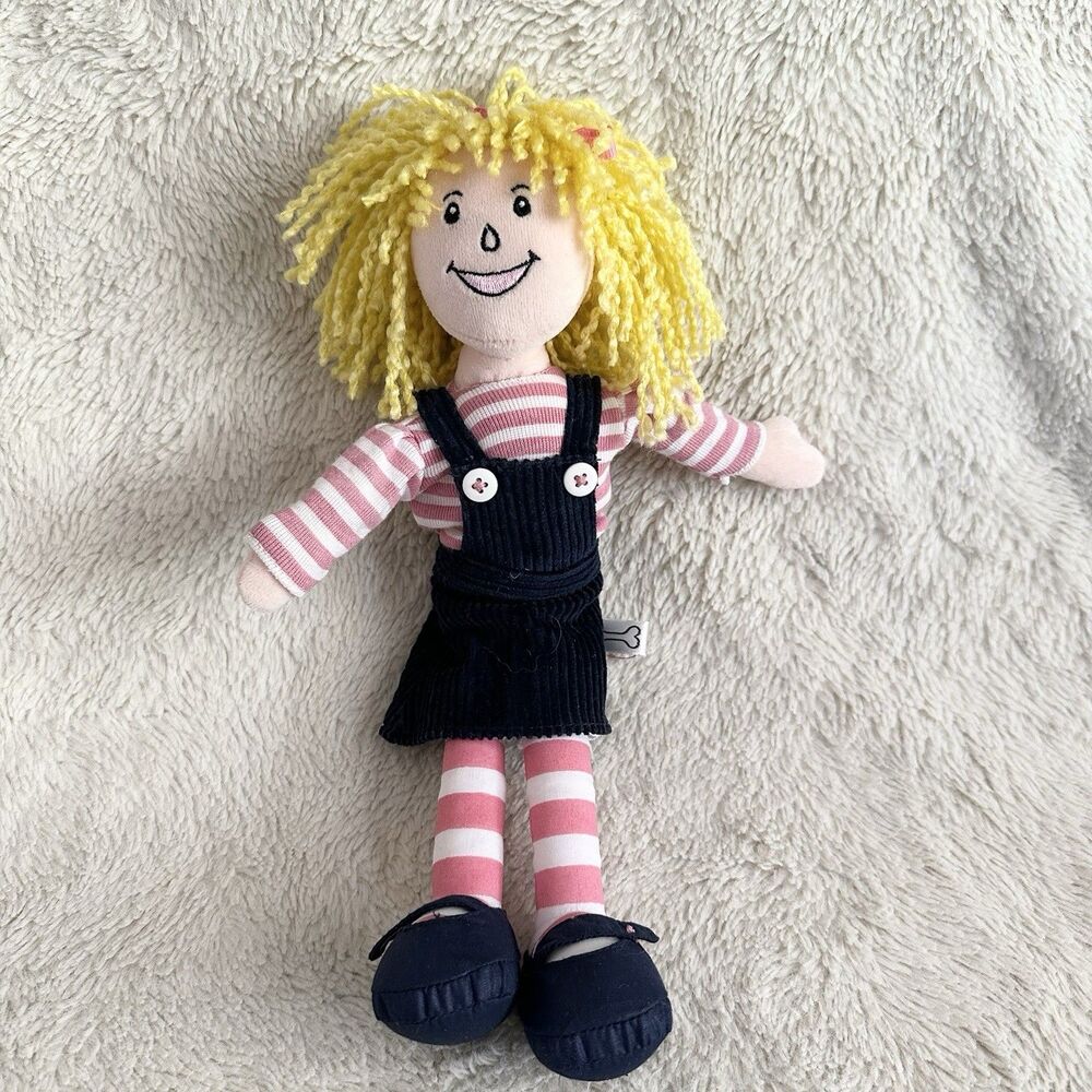 Scholastic Side Kicks Clifford Emily Elizabeth Yarn Hair Plush Doll Book Buddy
